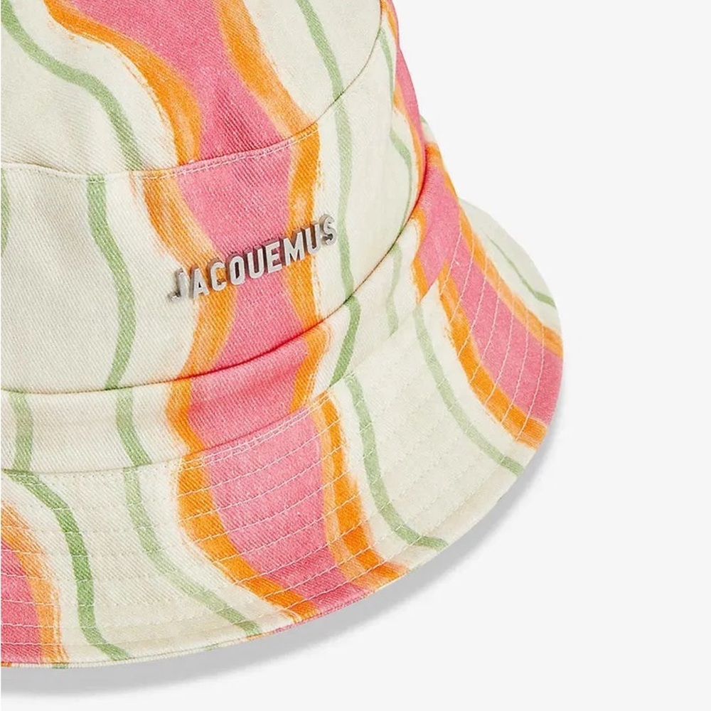 Jacquemus Vibrant Striped Bucket Hat